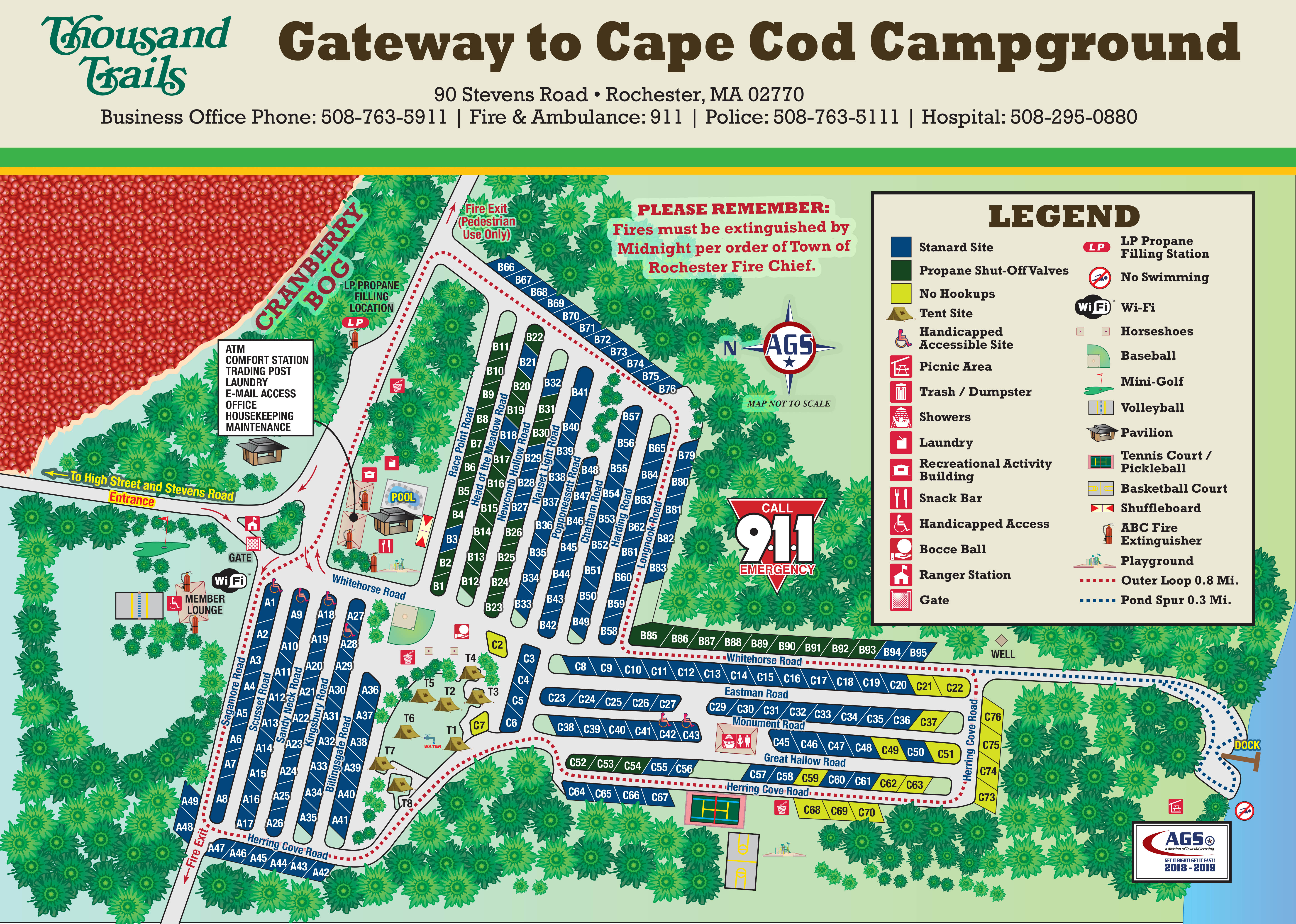 Gateway to Cape Cod RV Campground Rochester, MA Campground Reviews